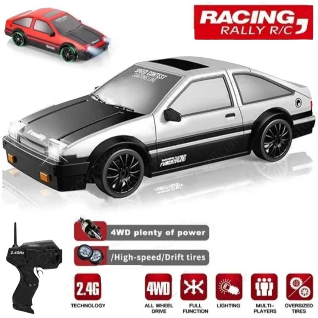 HOT DEALS Fierce racer drift RC 2,4 GHZ Mobil RC Drift 4WD 2,4GHz mainan Mobil Remote control Drift