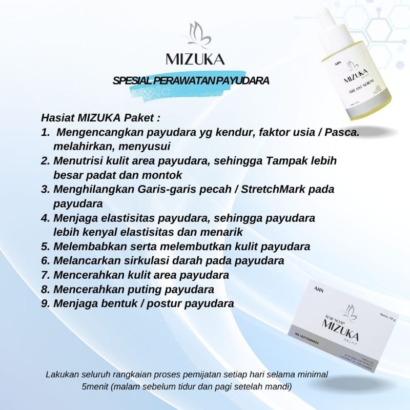 RB MIZUKA bar soap pembesar payudara100%ampuh permanen pembesar payudara. pengencang pembesar