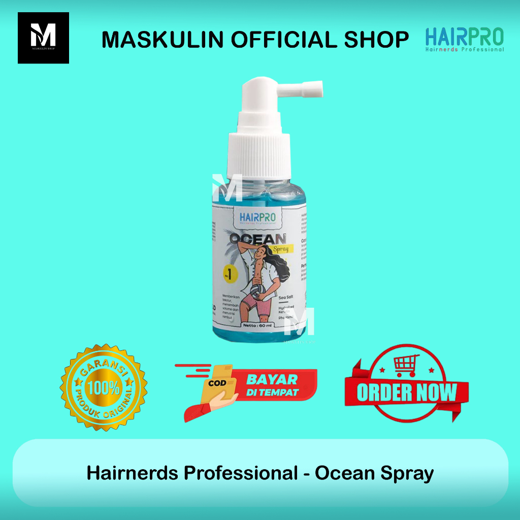 Hairnerds Professional - OCEAN SPRAY / Sea Salt / 60 ml