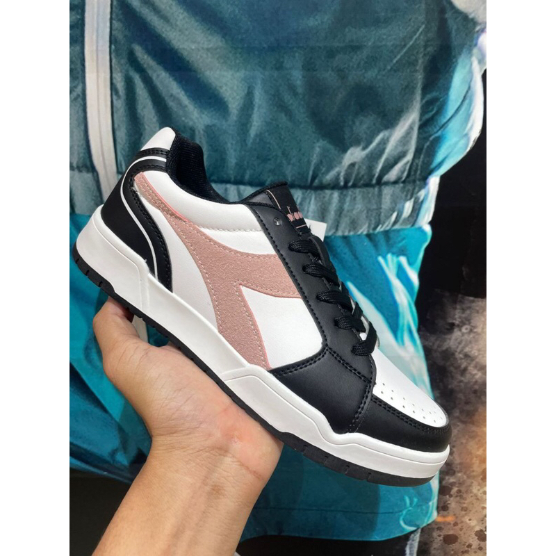 SALE DIADORA CASUAL WOMEN WHITE BLACK PINK ORIGINAL STORE