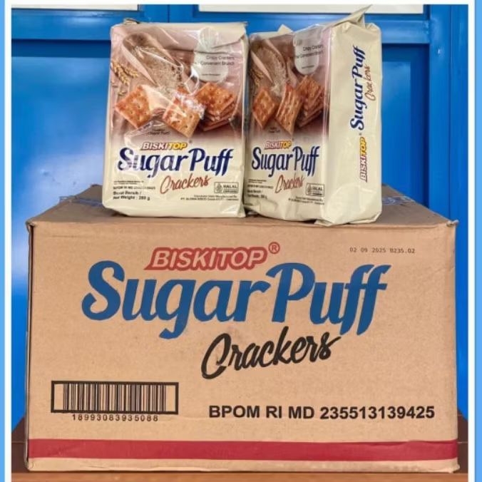 

BISKITOP SUGAR PUFF 1DOS 12PACK/HAJATAN/LEBARAN