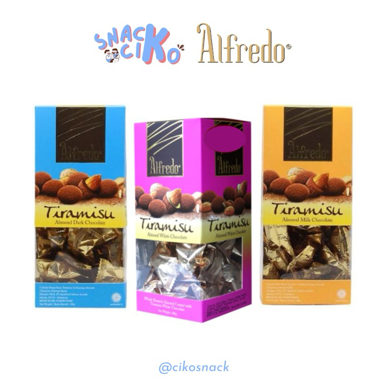 

Alfredo Tiramisu Almond Chocolate 180g