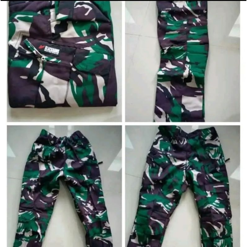 Celana pdl/kargo loreng bahan baloteli