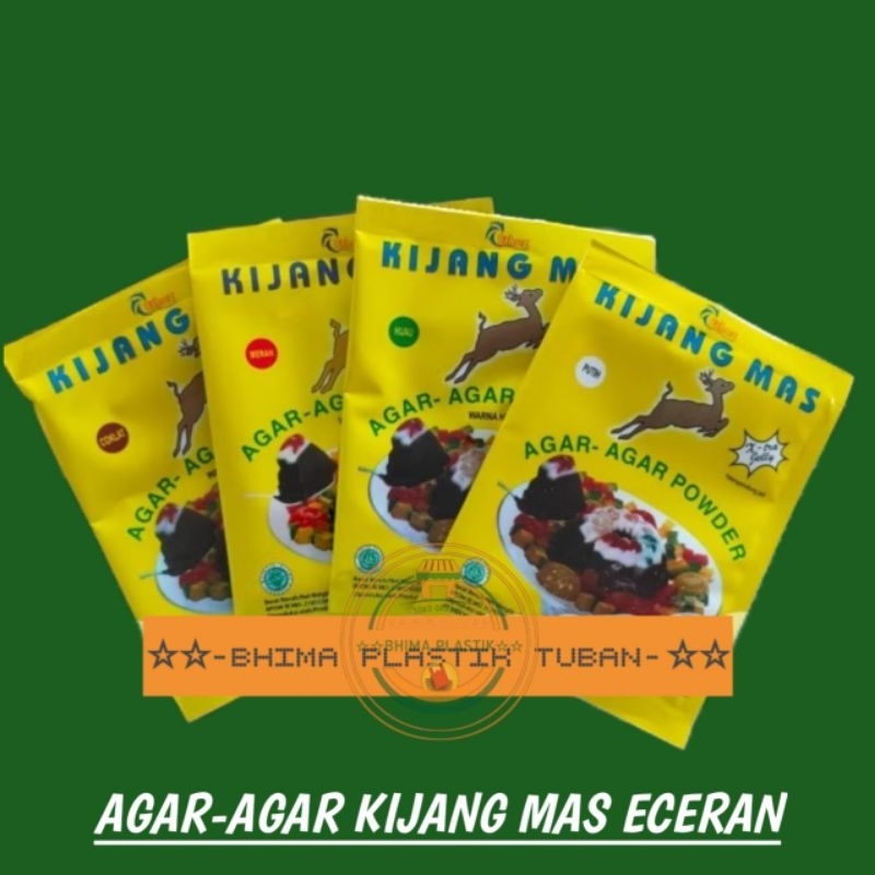 

AGar-agar kijang mas powder eceran / merah,hijau,putih #agarkijangmas