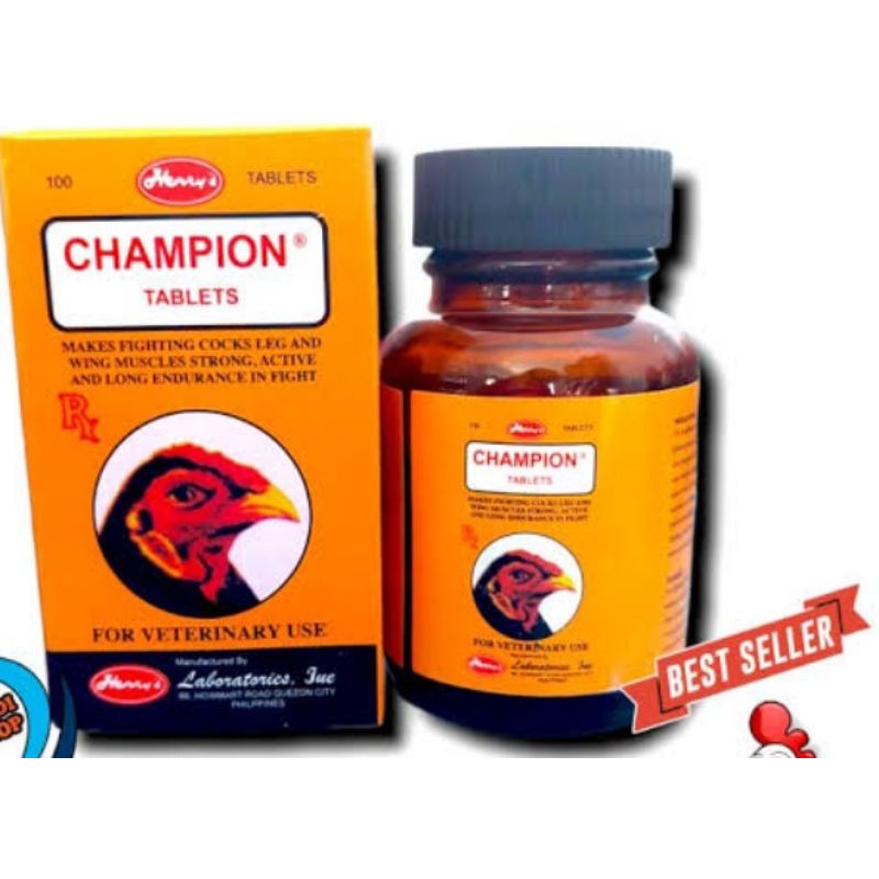CHAMPION VITAMIN OBAT AYAM PILIPHIN/ANJING/KUCING