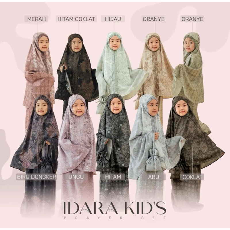 Seradia Mukena Idara Kids- seradia X fitrop