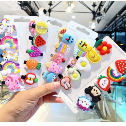 Set Jepit Rambut Anak 10 in 1 / Jepit Rambut Korea