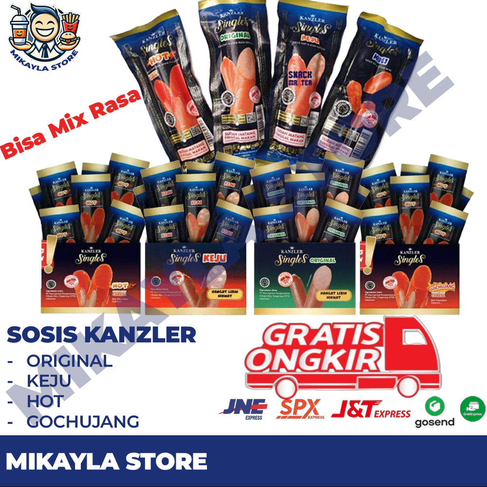 

Sosis Kanzler 60gr 1 Box isi 12 pcs