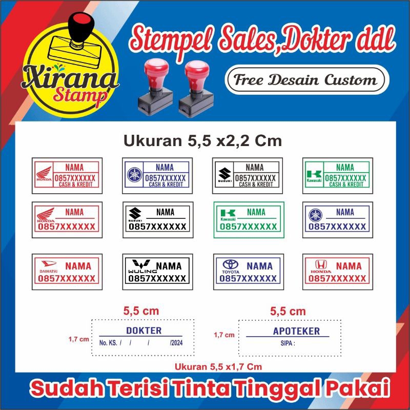 

Stempel Sales , Dokter, Apoteker