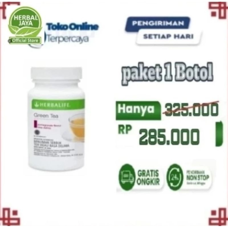 

Green Tea Herbalife- Tea Pelangsing