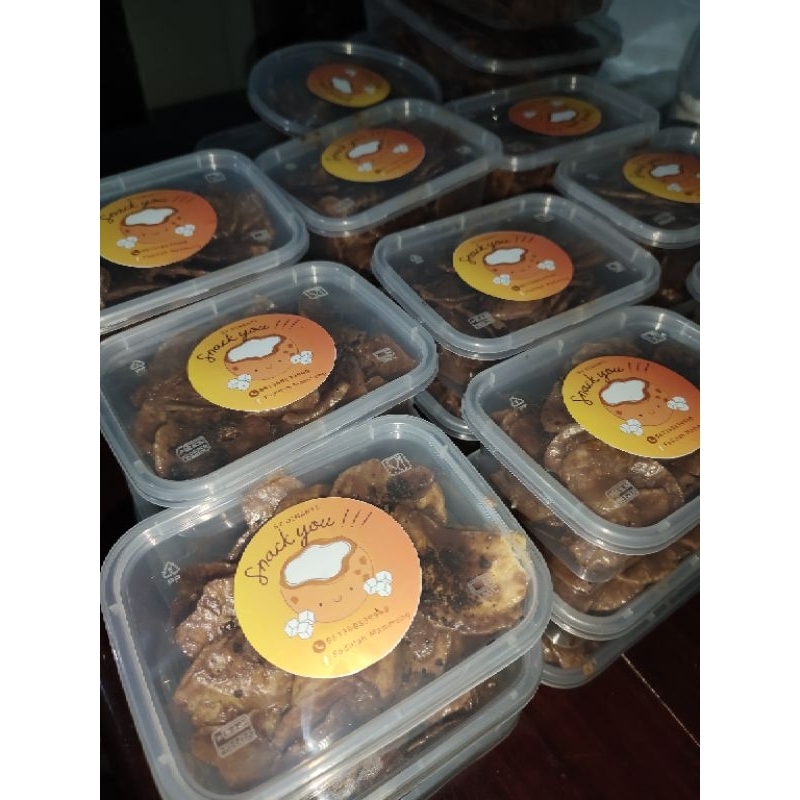 

Kripik pisang coklat