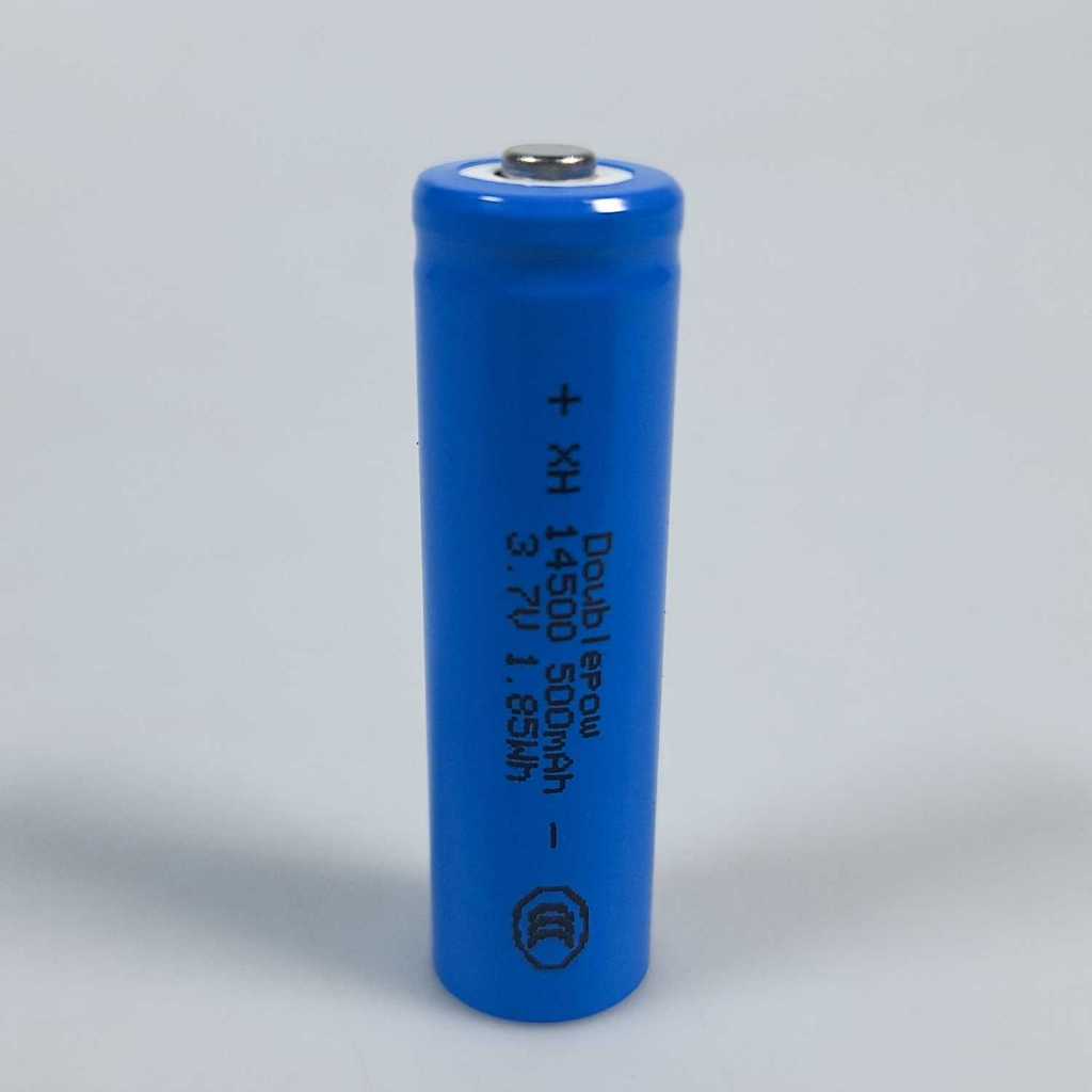 Baterai Rechargeable Li-Ion 14500 Kapasitas 500mAh 3.7V