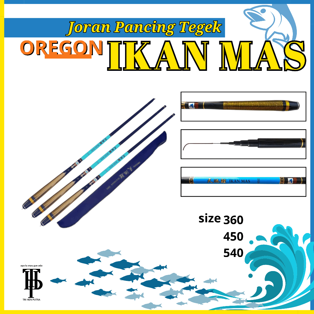 Joran Pancing Tegek Oregon Ikan Mas carbon