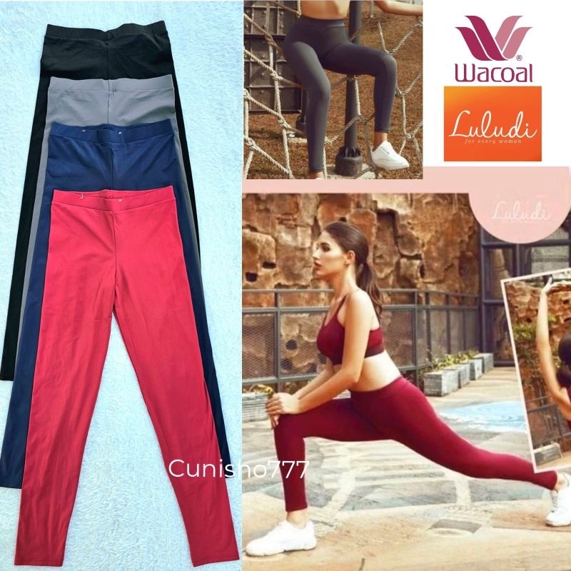 LULUDI by WACOAL CELANA PANJANG SPORT DRY FIT LEGGING WANITA LP 5014 LONG OLAHRAGA LEGING PANTS YOGA