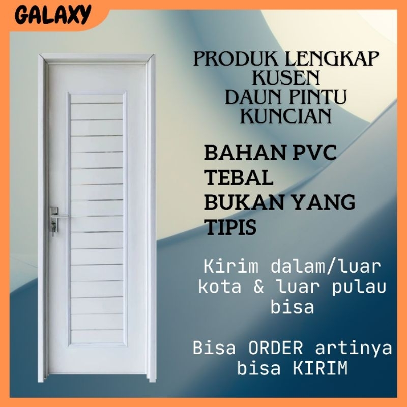 Pintu Kamar Mandi PVC Minimalis Estetik