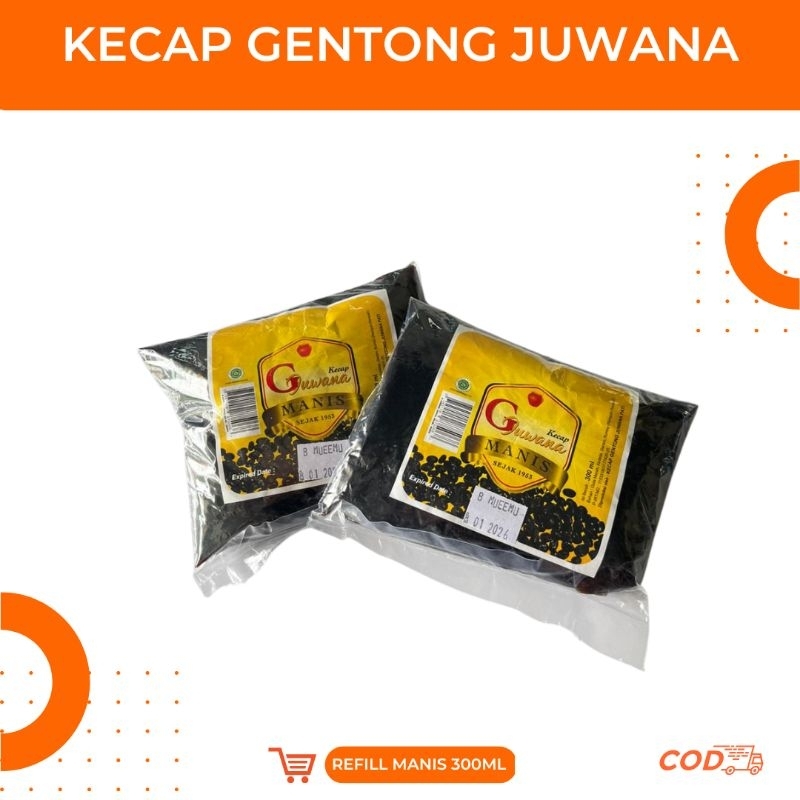 

Kecap Gentong Juwana Refill 300ml