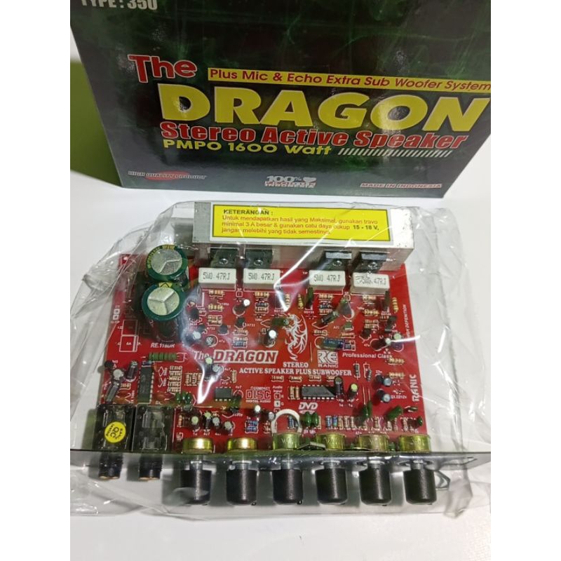 Kit aktif speaker stereo the DRAGON