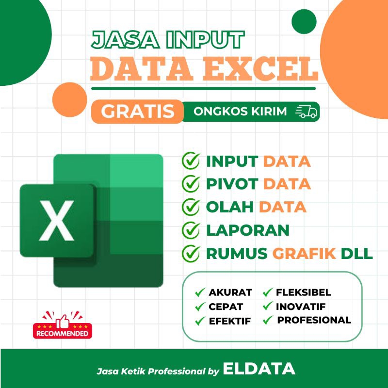 Jasa Input Data Excel | Entry Data | Jasa Ketik Data Excel