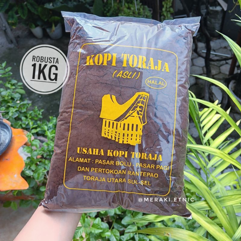 

Kopi Toraja Robusta 1KG Kopi Bubuk Robusta Toraja