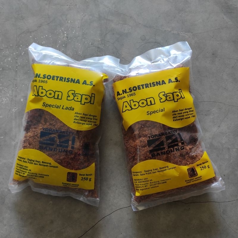 

Abon Daging Sapi A. N Soetrisna