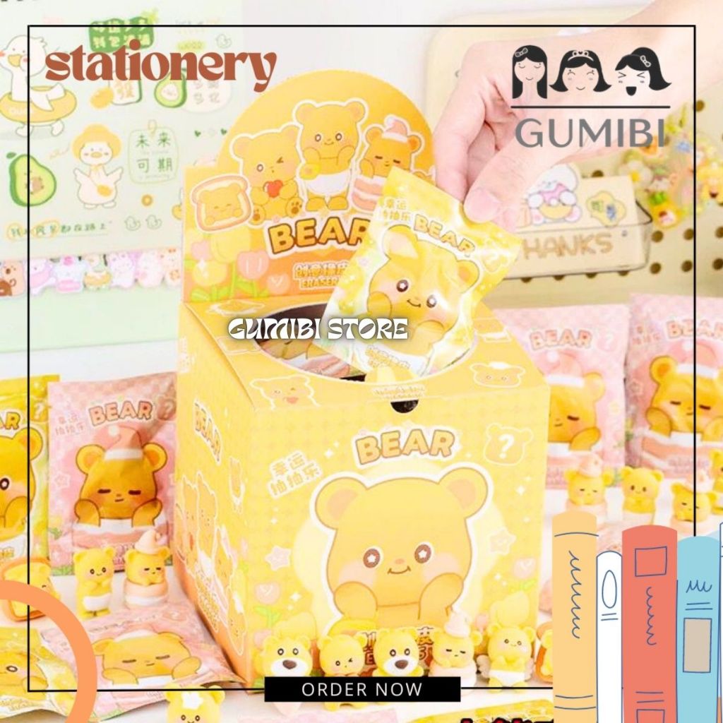 

PENGHAPUS MISTERI BERUANG BUTTER BEAR CUTE SUPER LUCU PENGHAPUS PENSIL ERASER MYSTERY BAG BUTTER BEAR TERMURAH