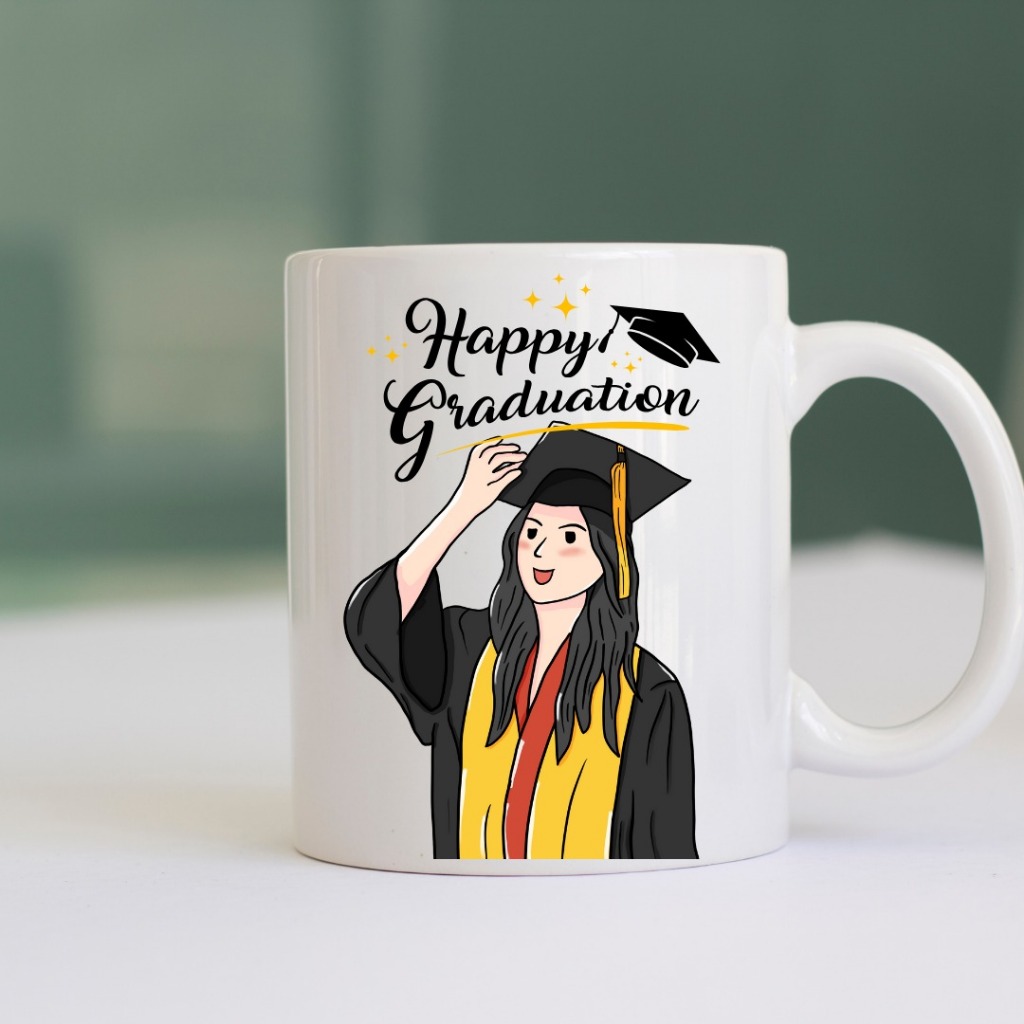Jual Mug Custom Untuk Gift Acara Wisuda/Khitanan/Souvenir/Kenangan/Ulang Tahun