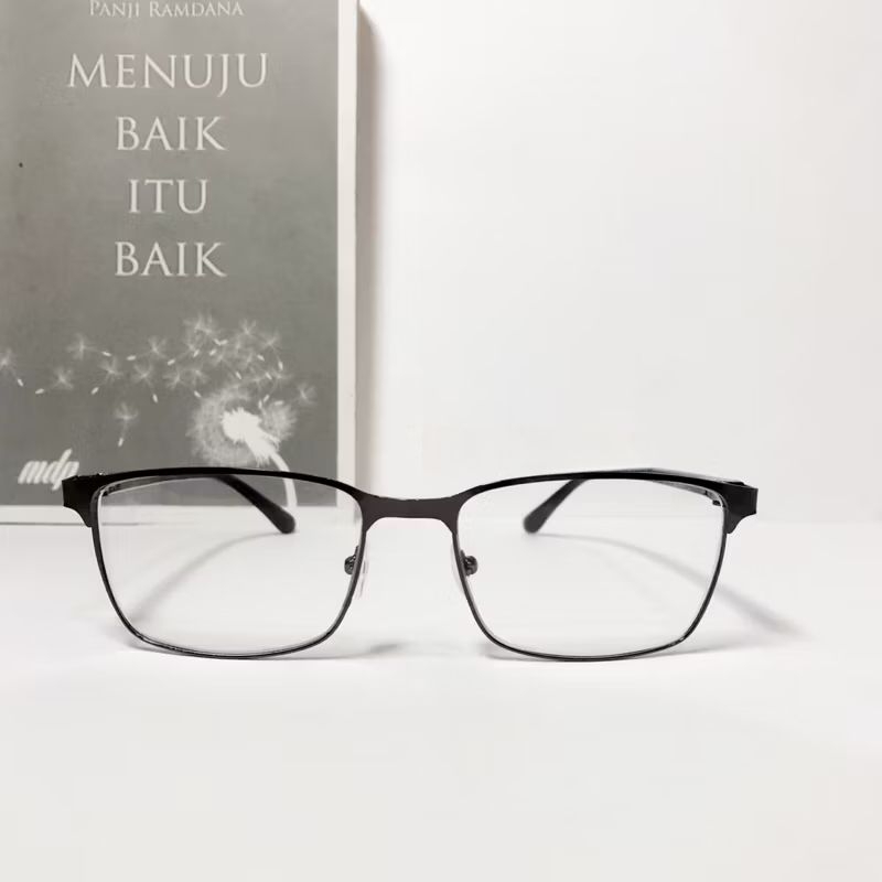 KACAMATA BACA DAN JALAN FRAME STAINLESS STEEL PRIA WANITA