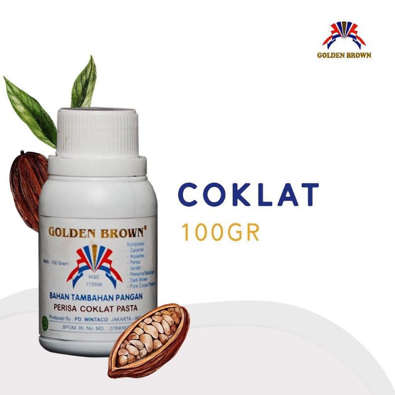 

golden brown pasta cokelat