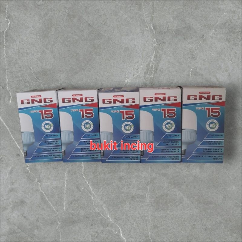 Kawachi GNG Tipe 15 Lampu bohlam Led Cahaya Putih Terang Hemat Energi