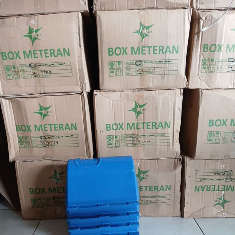 box meteran air atau tutup meteran air pdam warna biru