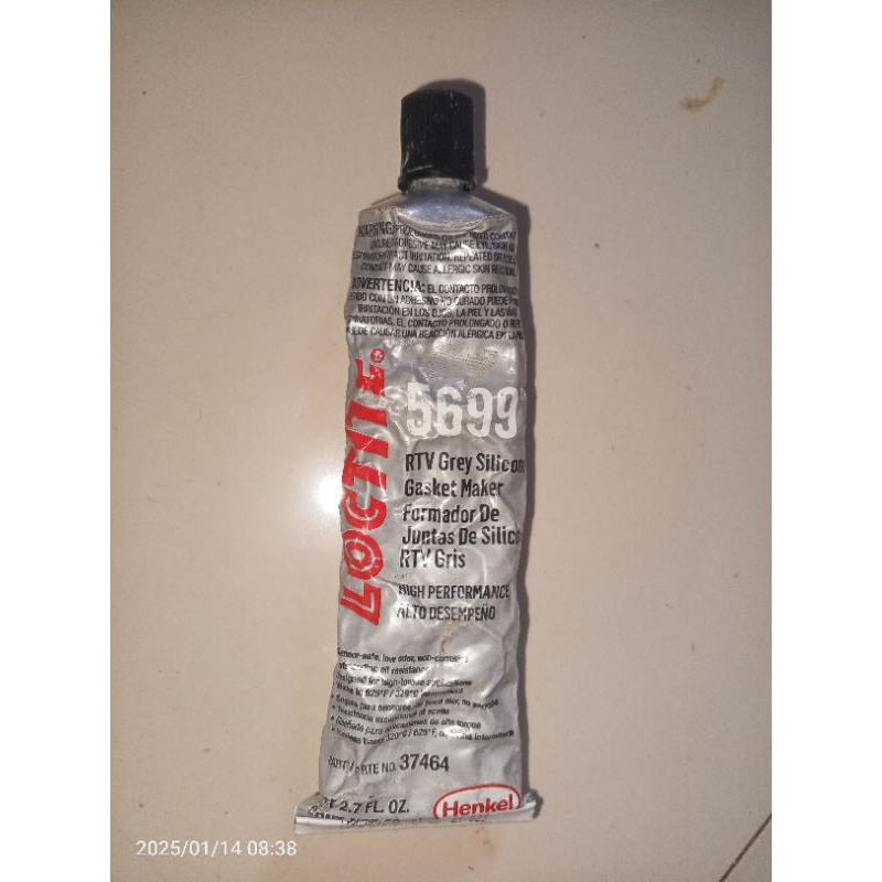 lem gasket loctite si 5699 silikon rtv silicone grey silicon mesin high temperature 80ml sealer hi-t