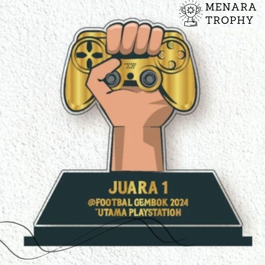 Plakat Gaming Piala Game Piala E Sport Piala PS Akrilk Custom