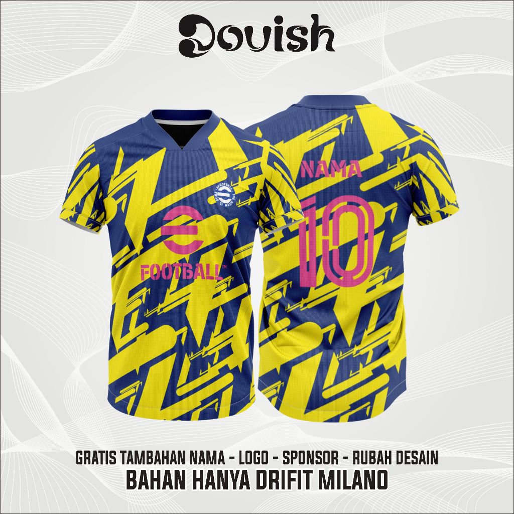 Jersey Bola Efootball 2023 Full Printing