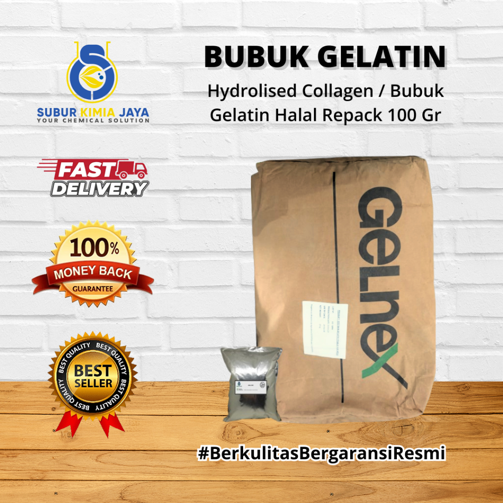 

Gelatin Halal / Gelatin Bubuk 100 gr