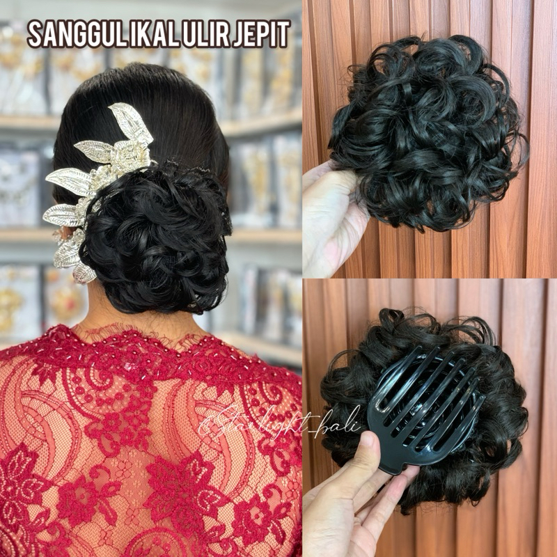 STARLIGHT BALI - Sanggul Ikal Ulir / Sanggul JEPIT / Sanggul Ulir / Rambut Ulir / Sanggul Curly