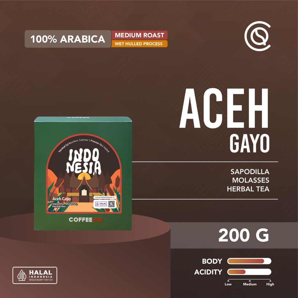 

NOAH'S BARN ACEH Gayo Wet Hulled 200gr
