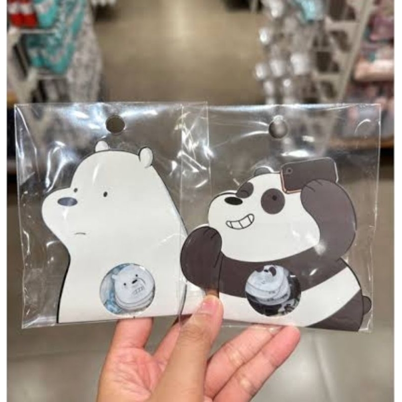 

MINISO WE BARE BEARS CHARACTER SHAPED STICKER SET STIKER WBB