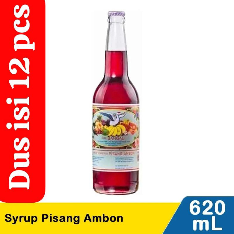 

Sirup Bangau Pisang Ambon 620ml - DUS ISI 12 PCS