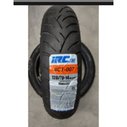 BAN LUAR 120/70-14 IRC TUBLES