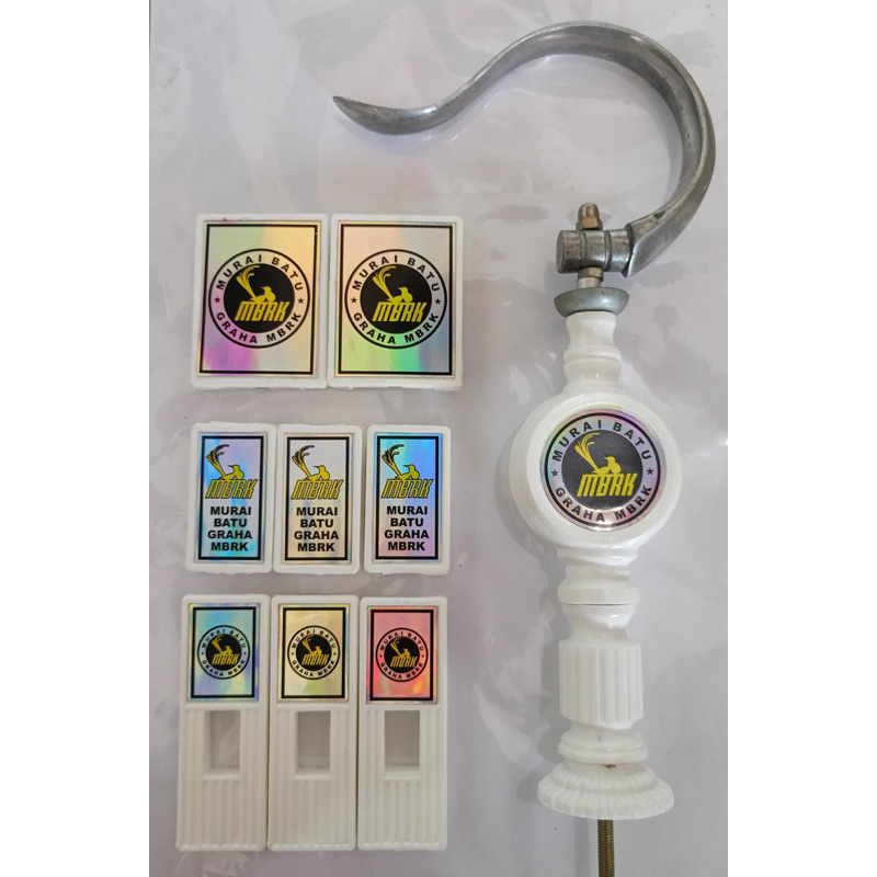 Custom set  gantungan stoper pion plastik(atom)sangkar burung