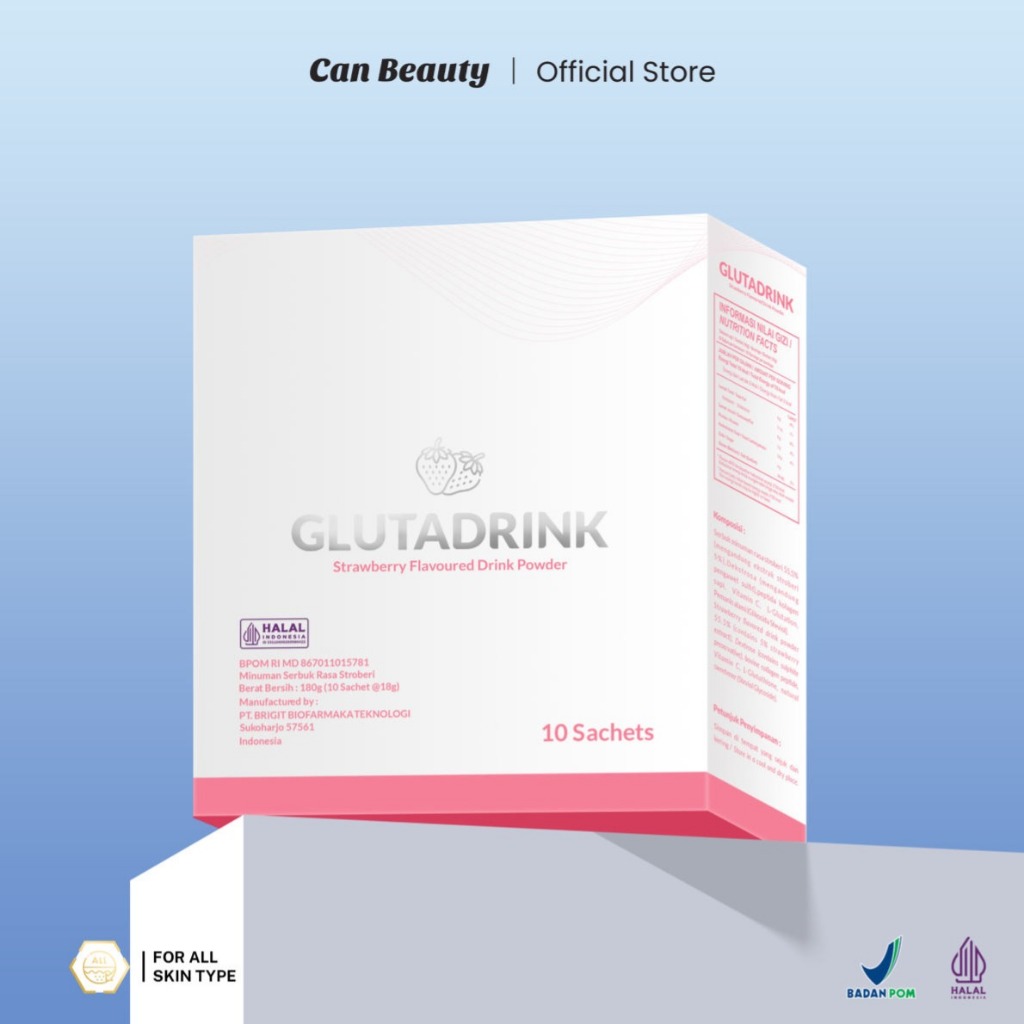 CAN BEAUTY kolagen Glutadrink - Collagen drink with extract strawberry