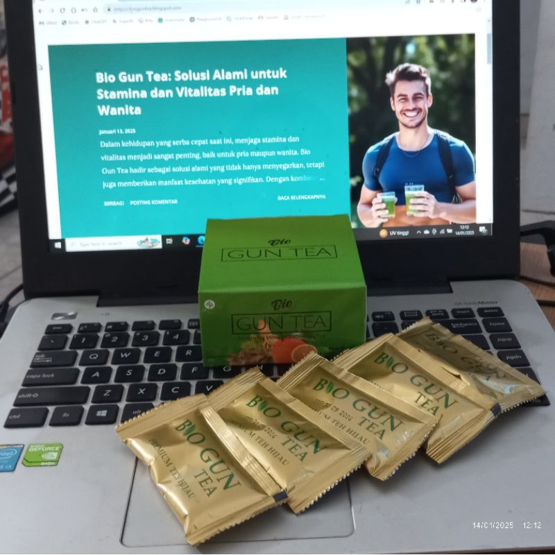 

Bio Gun Tea 4 sachet untuk Vitalitas Pria Wanita