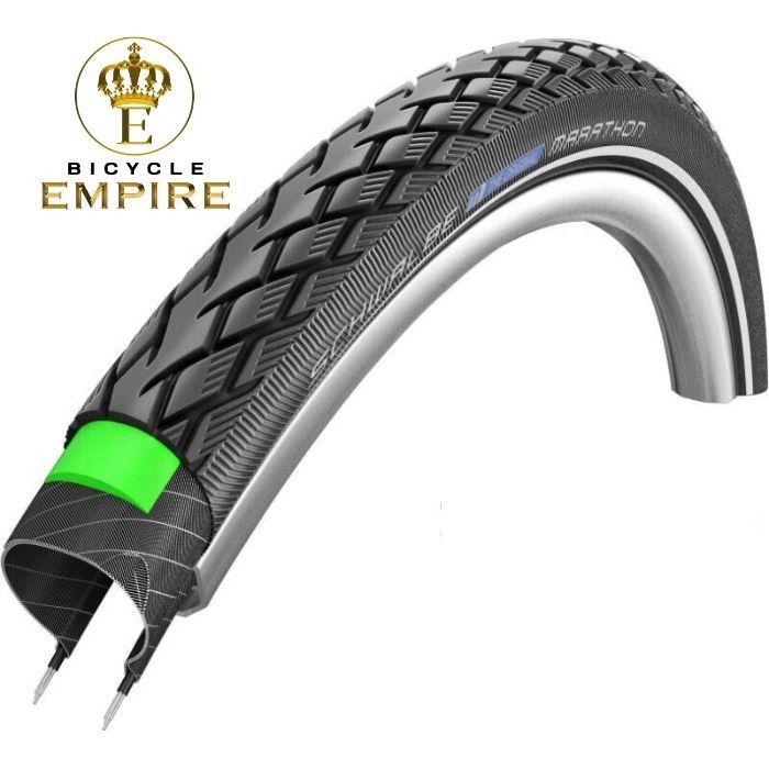 SCHWALBE Marathon 16 x 1.35 35-349 Sepeda Lipat 16 Ban Luar Plus Bicycle Empire