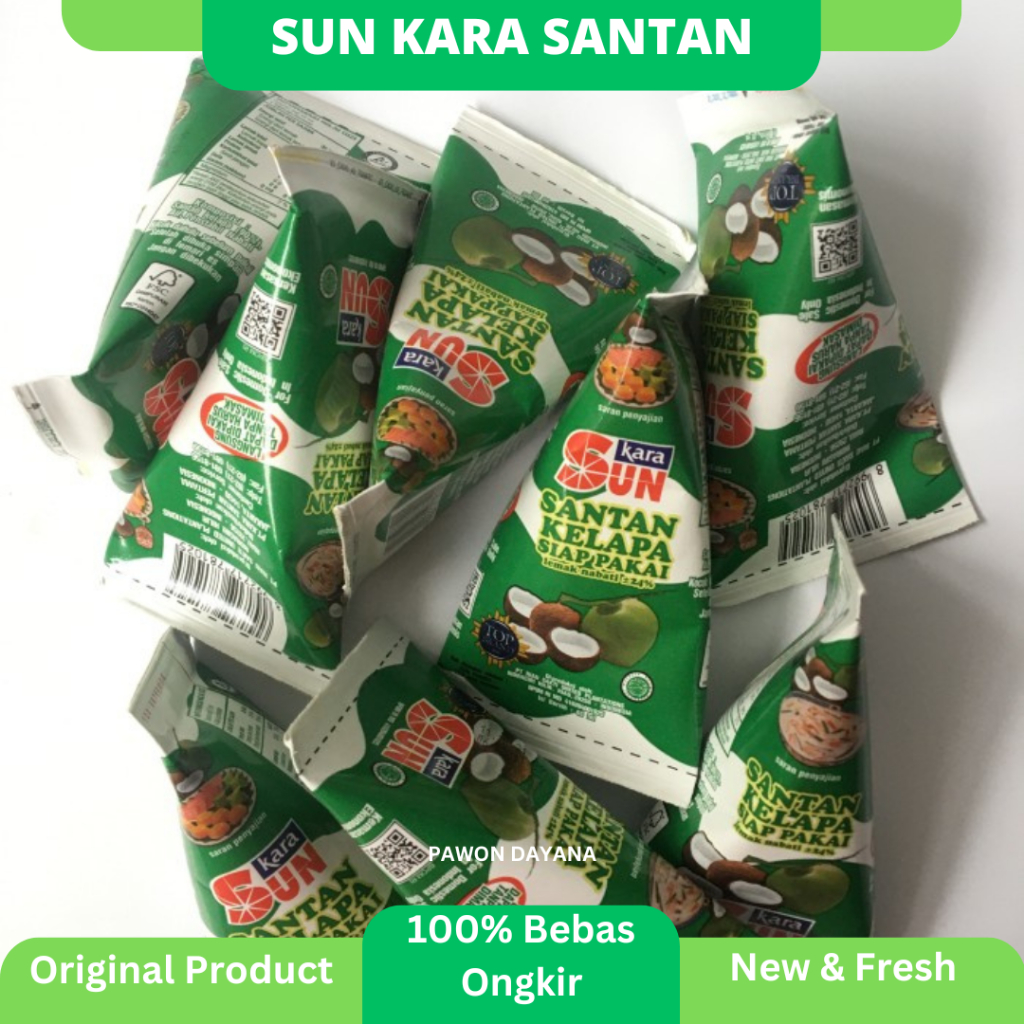 

Santan Sun Kara / Santan TCA 65ml / Sun Kara Santan Segitiga / Santan Siap Pakai