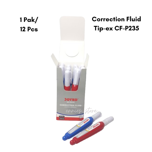 

Correction Fluis / Tipe-x cair Joyko CF-P235 (1Pak/ 12Pcs)