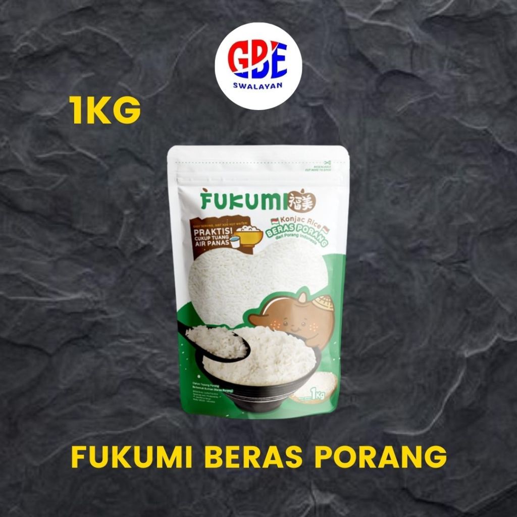 

Fukumi Beras Porang Pouch 1Kg