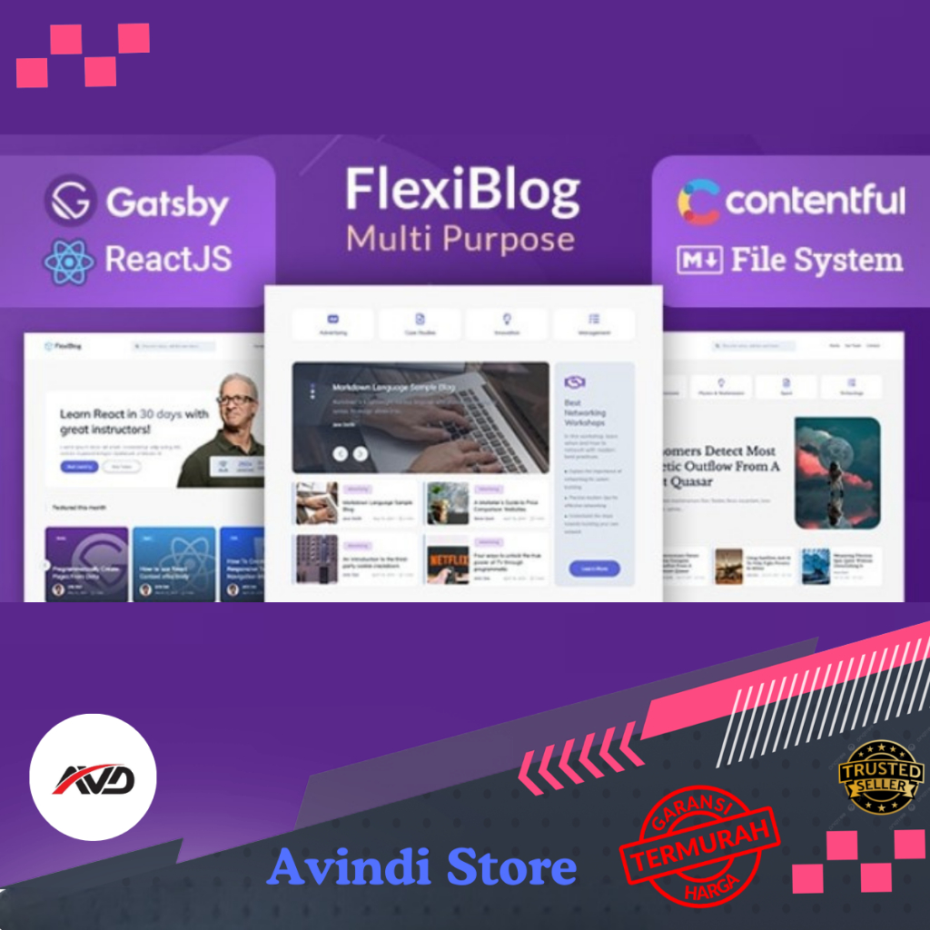FlexiBlog - React Gatsby Multipurpose Blog Theme