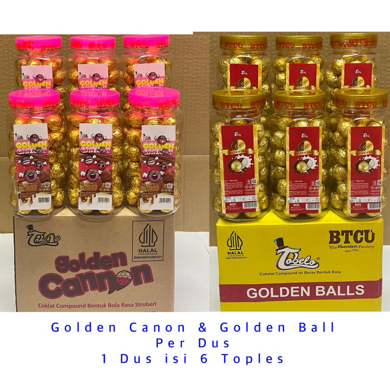 

Per Dus Golden Balls Golden Canon Tabelo Cokelat Compound Isi Beras