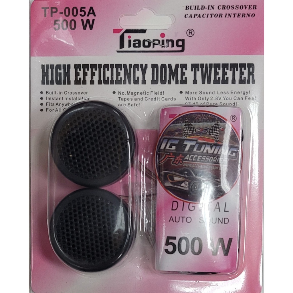 TWEETER 500 WATT 1.50 INCH WITH CAPACITOR