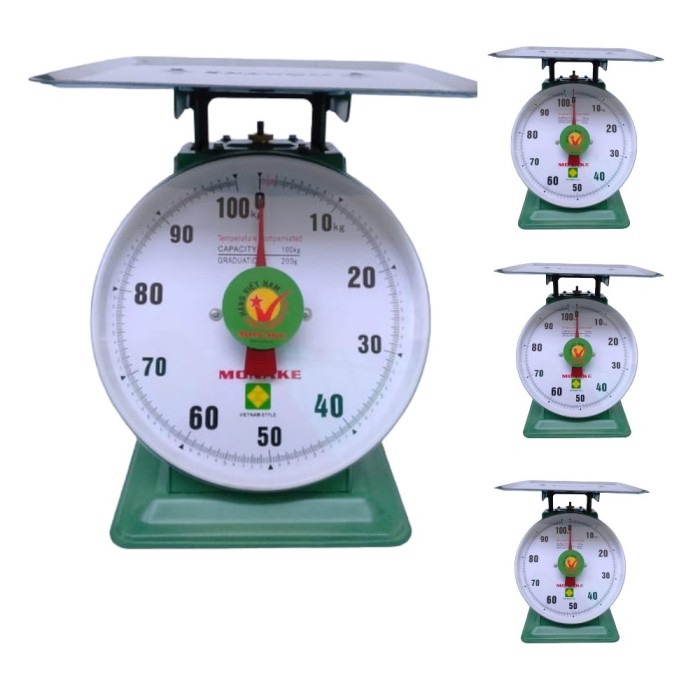 MONAKE Timbangan Manual Jarum  Duduk  5 Kg 10 Kg 15 Kg 20 Kg 60 Kg 100 Kg Electronic Spring Dial Sca